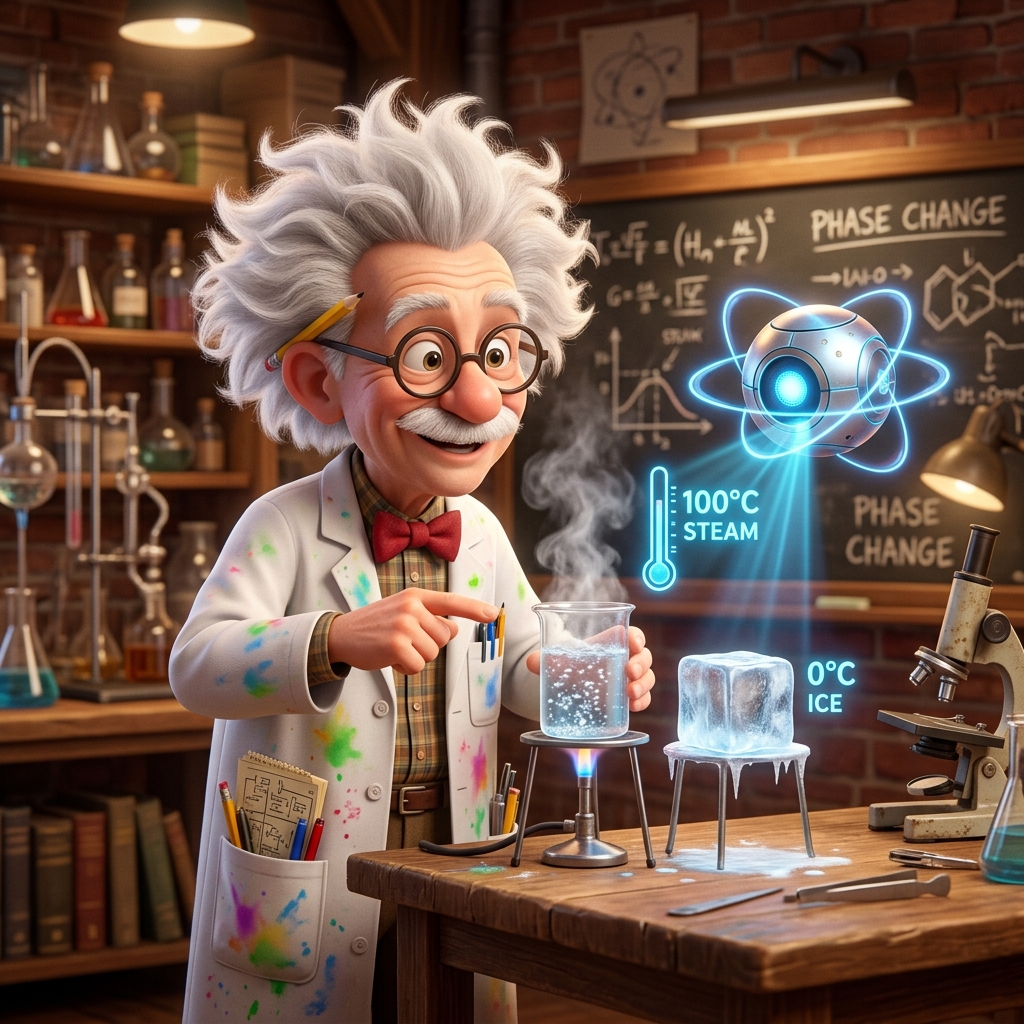 Profesor Drobina uczy o zimnie